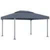 Image de vidaXL Tonnelle 400x300 cm Anthracite Aluminium
