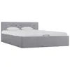 Image de vidaXL Cadre de lit à rangement hydraulique sans matelas 140x200 cm