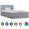 Image de vidaXL Cadre de lit à rangement hydraulique sans matelas 90x200 cm