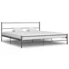 Image de vidaXL Cadre de lit sans matelas gris métal 180x200 cm