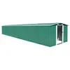 Image de vidaXL Abri de jardin Vert 257x779x181 cm Acier galvanisé