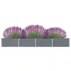 Image de vidaXL Lit surélevé de jardin Acier galvanisé 320x40x45 cm Gris
