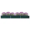 Image de vidaXL Lit surélevé de jardin Acier galvanisé 480x80x45 cm Vert