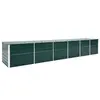 Image de vidaXL Lit surélevé de jardin Acier galvanisé 480x80x77 cm Vert