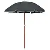 Image de vidaXL Parasol de jardin avec mât en acier 180 cm anthracite