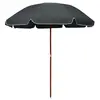 Image de vidaXL Parasol de jardin avec mât en acier 240 cm anthracite
