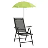 Image de vidaXL Parasols de chaise de camping 2 pcs Vert 105 cm