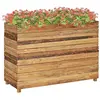 Image de Jardinière 100x40x72 cm Bois de Teck recyclé et Acier