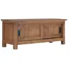 Image de vidaXL Meuble TV 90x30x35 cm Bois de teck massif