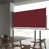 Image de vidaXL Auvent latéral rétractable de patio 60x300 cm Rouge