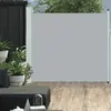 Image de vidaXL Auvent latéral rétractable de patio 170x300 cm Gris