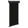 Image de vidaXL Auvent latéral de balcon 105x250 cm noir