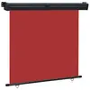 Image de vidaXL Auvent latéral de balcon 165x250 cm Rouge