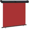 Image de vidaXL Auvent latéral de balcon 175x250 cm Rouge
