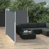 Image de vidaXL Auvent latéral rétractable Anthracite 100 x 600 cm