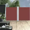 Image de vidaXL Auvent latéral rétractable Marron 140 x 600 cm