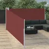 Image de vidaXL Auvent latéral rétractable Marron 100 x 1000 cm