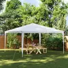 Image de vidaXL Tente de réception 4x4 m blanc
