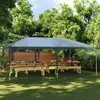 Image de vidaXL Tente de réception professionnelle 4x6 m Vert 90 g/m²