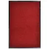 Image de vidaXL Tapis d'entrée rouge 117 x 220 cm PVC