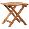 Image de vidaXL Table pliable de jardin 40x40x40 cm Bois d'acacia massif