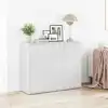 Image de vidaXL Buffet Blanc brillant 88x30x70 cm Bois d'ingénierie