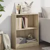 Image de vidaXL Bibliothèque Chêne sonoma 60x24x76 cm Bois d'ingénierie
