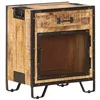 Image de vidaXL Table de chevet 43x30x51 cm bois de mangue brut massif