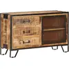 Image de vidaXL Buffet 100x31x60 cm Bois de manguier massif brut