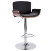 Image de vidaXL Tabouret de bar Noir Similicuir