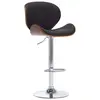Image de vidaXL Tabouret de bar Noir Similicuir