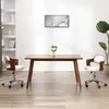 Image de vidaXL Chaise pivotante à manger Blanc Bois courbé et similicuir