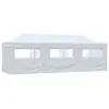 Image de vidaXL Tente de réception escamotable avec 8 parois 3 x 9 m Blanc
