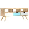 Image de vidaXL Tv-meubel 110x35x48 cm massief mangohout