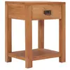 Image de vidaXL Table de chevet 35x35x50 cm bois de teck massif