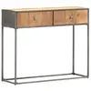 Image de vidaXL Table console 90x30x75 cm Bois de récupération massif