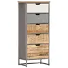 Image de vidaXL Armoire à tiroirs 45x30x105 cm Bois de manguier massif