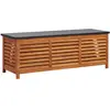 Image de vidaXL Boîte de rangement de jardin 150x50x55 cm Eucalyptus solide