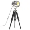 Image de vidaXL Lampadaire à trépied Noir Bois de manguier massif 69 cm