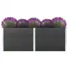 Image de vidaXL Lit surélevé de jardin 250x100x91 cm WPC Gris