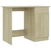 Image de vidaXL Bureau Chêne sonoma 100x50x76 cm Bois d’ingénierie