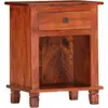 Image de vidaXL Table de chevet 40 x 30 x 50 cm Bois d'acacia massif