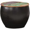 Image de vidaXL Table basse 53x43 cm Bois de récupération massif