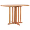 Image de vidaXL Table pliable de jardin papillon 120x70x75 cm Bois teck solide