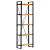 Image de vidaXL Bibliothèque à 5 niveaux 60x30x180 cm Bois de manguier solide