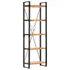 Image de vidaXL Bibliothèque à 5 niveaux 60x30x180 cm Bois d'acacia solide