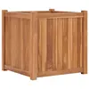Image de vidaXL Lit surélevé 50x50x50 cm Bois de teck solide