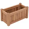 Image de vidaXL Lit surélevé 50x25x25 cm Bois de teck solide