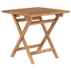 Image de vidaXL Table pliable de jardin 45x45x45 cm Bois de teck solide