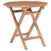 Image de vidaXL Table pliable de jardin 45x45x45 cm Bois de teck solide
